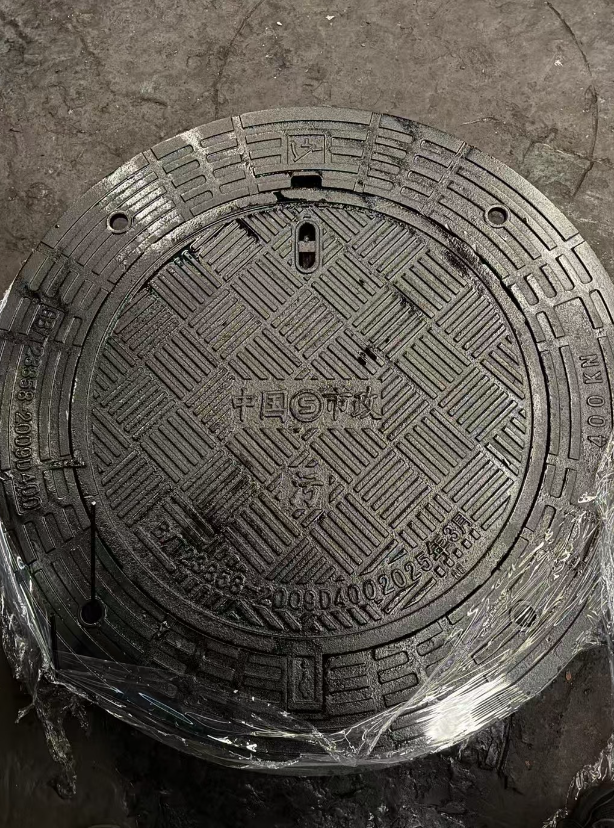 和乐镇球墨铸铁防沉降井盖展示