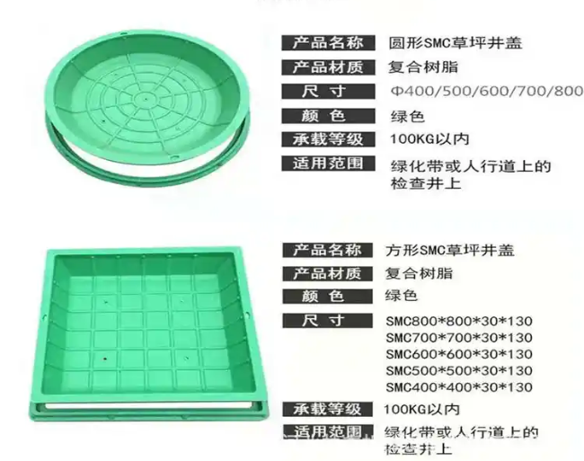 和乐镇树脂复合种植井盖展示